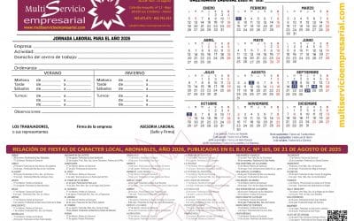 Calendario laboral Canarias 2026